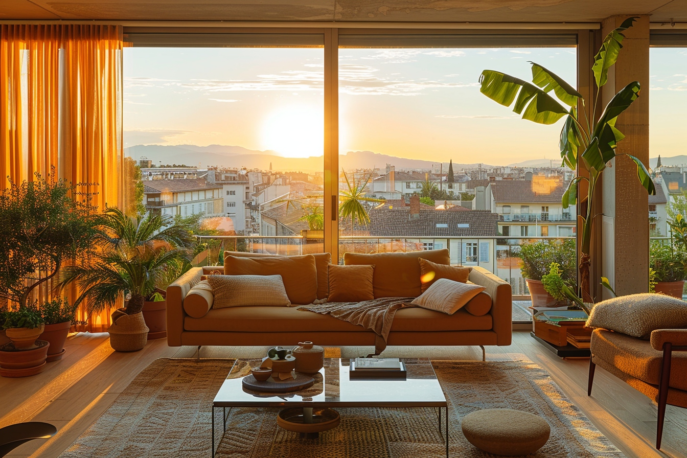 Vue panoramique d'une maison spacieuse et lumineuse à Montpellier illustrant le choix entre déménager ou agrandir sa maison