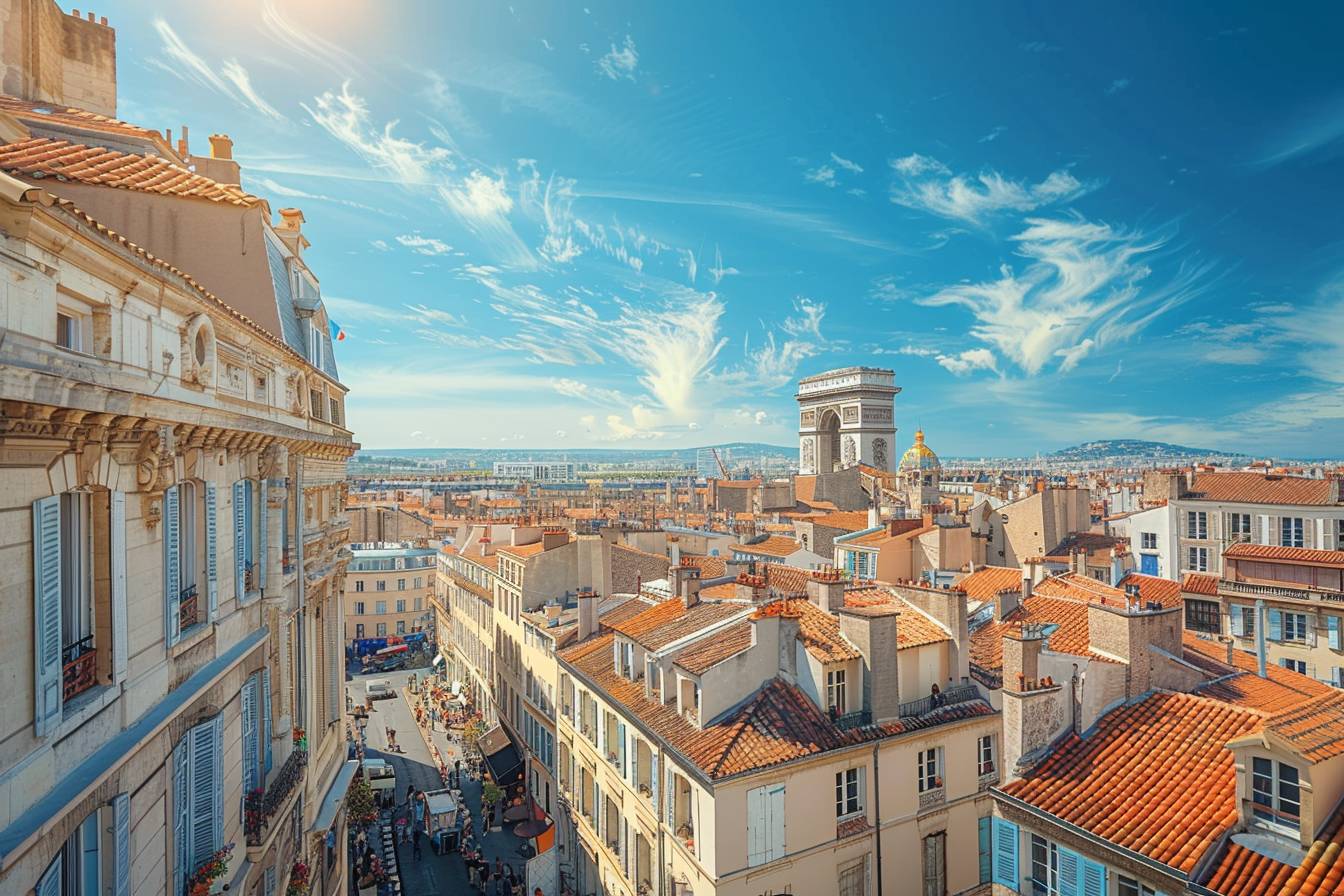 Vue panoramique de Montpellier mettant en avant les quartiers idéaux pour trouver un logement confortable